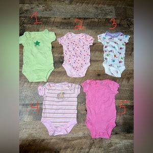 0-3 month onesies